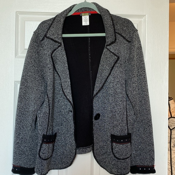 Dolcezza Sweater Blazer Size XL - Picture 7 of 7